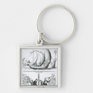 Saxon Ship Key Ring