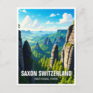 Saxon Switzerland National Park Germany Postcard