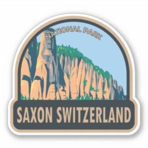 Saxon Switzerland National Park Germany Vintage