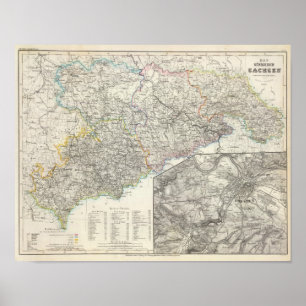 Saxony, Dresden Germany Poster