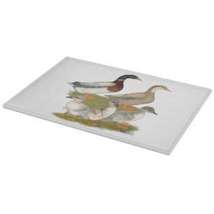 Saxony Duck Family Cutting Board