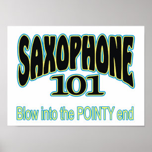 Saxophone 101 poster