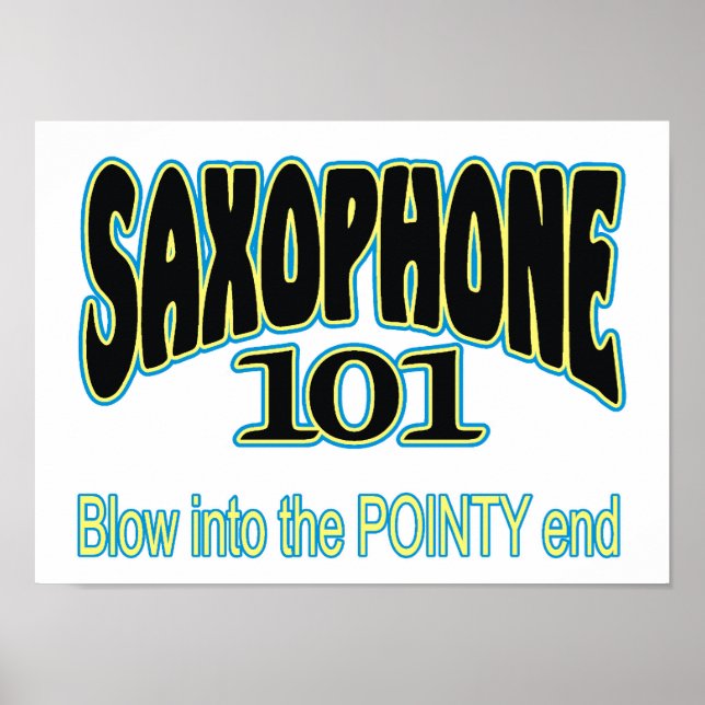 Saxophone 101 poster (Front)