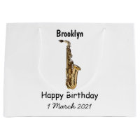 Saxophone cartoon illustration