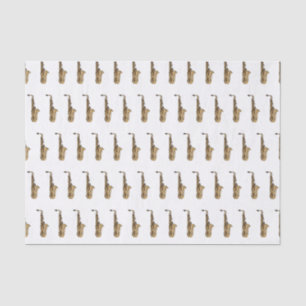 Saxophone cartoon illustration tissue paper