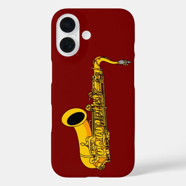 Saxophone Case-Mate iPhone Case (Back)