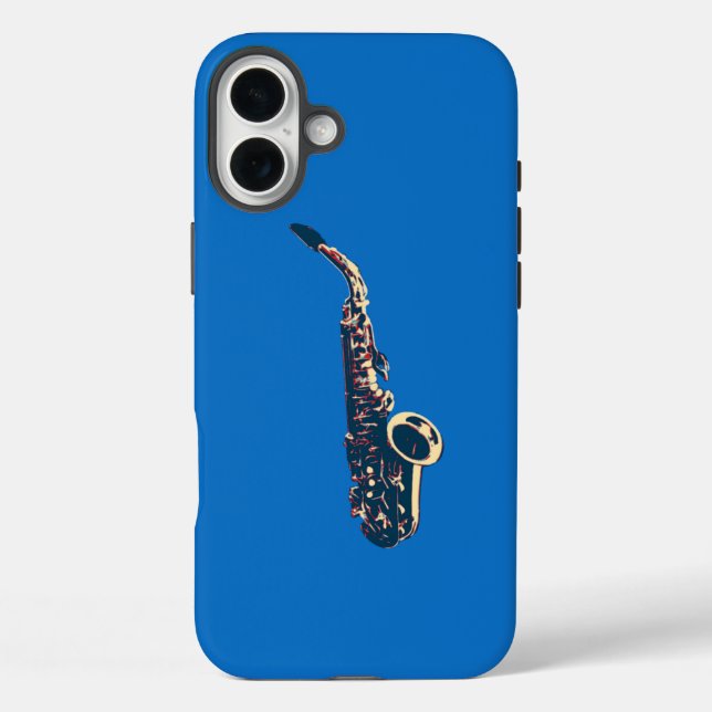 Saxophone Case-Mate iPhone Case (Back)
