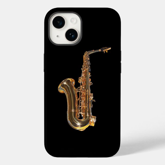 Saxophone Case-Mate iPhone Case (Back)