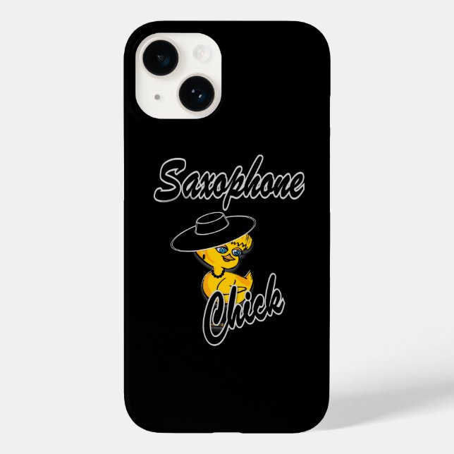 Saxophone Chick #4 Case-Mate iPhone Case (Back)