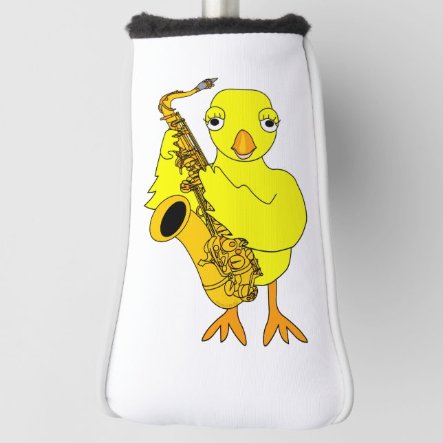Saxophone Chick Golf Head Cover (Rotate 90)