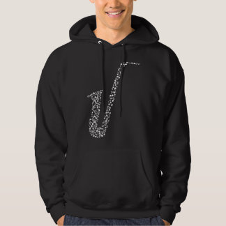 Saxophone Day Jazz Orchestra Instrument Band Music Hoodie
