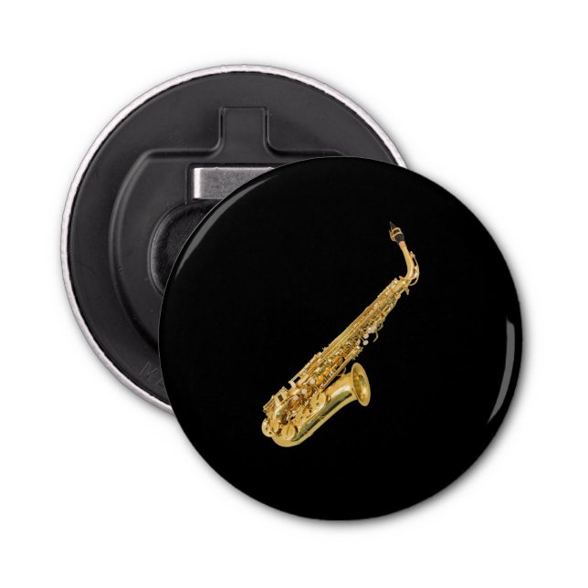 "Saxophone" design gifts and products Bottle Opener (Front)
