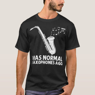 Saxophone Designs For Men Women Musical Instrument T-Shirt