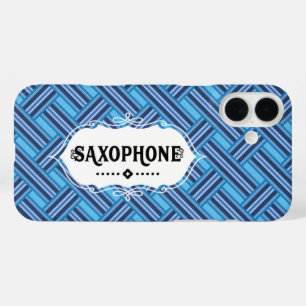 Saxophone Emblem iPhone 16 Plus Case