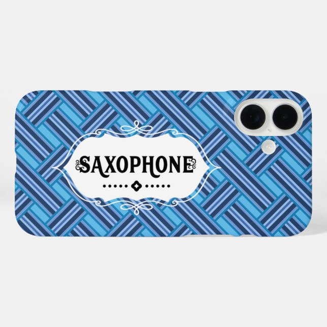 Saxophone Emblem  Case-Mate iPhone Case (Back (Horizontal))