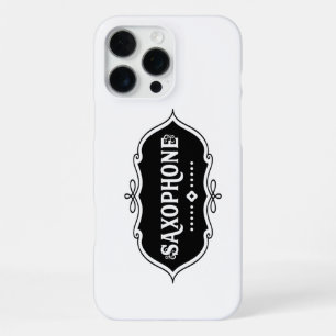 Saxophone Emblem iPhone 16 Pro Max Case