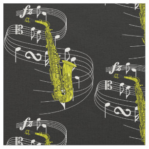 Saxophone Fabric- Dark Fabric