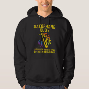 Saxophone For Men Women Reed Instrument   Hoodie