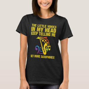 Saxophone For Men Women Reed Instrument T-Shirt