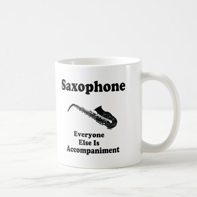 Saxophone Gift Coffee Mug (Right)