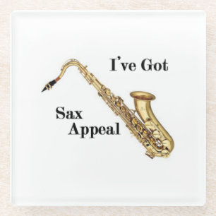 Saxophone Glass Coasters