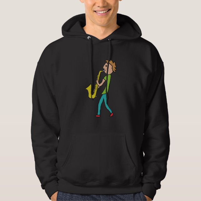 Saxophone Hoodie (Front)