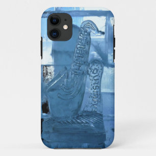Saxophone Ice Sculpture, Quebec, Canada iPhone 11 Case