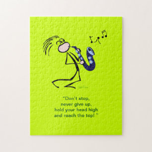 Saxophone Jazz Music Jigsaw Puzzle