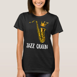 Saxophone Jazz Music Women Saxophone Girls Jazz T-Shirt