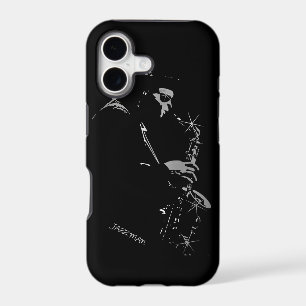 Saxophone Jazz Player Art Design