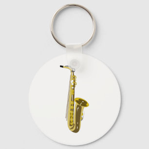 Saxophone Key Ring