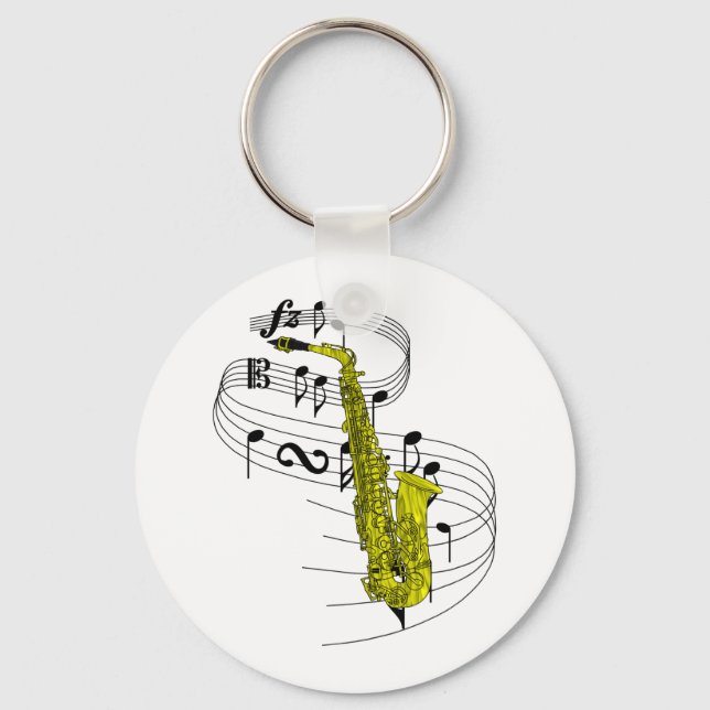 Saxophone Key Ring (Front)