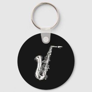 Saxophone Key Ring