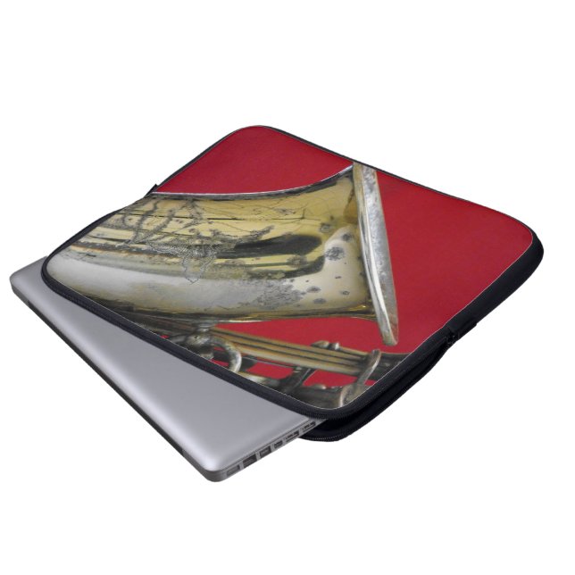Saxophone Laptop Sleeve (Front Bottom)