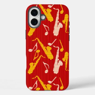 Saxophone Lines iPhone 16 Plus Case