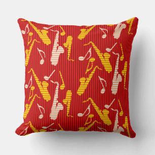 Saxophone Lines Cushion