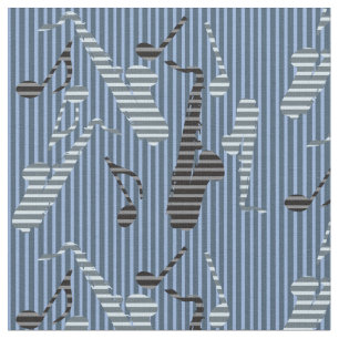 Saxophone Lines Fabric