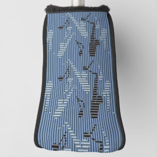 Saxophone Lines Golf Head Cover