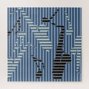 Saxophone Lines  Jigsaw Puzzle