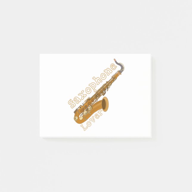 Saxophone Lover Post-it Notes (Front)