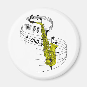 Saxophone Magnet