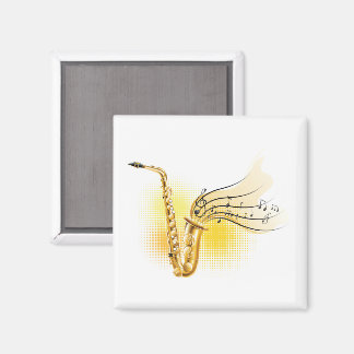 Saxophone magnet