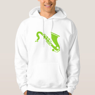 Saxophone - Martian Green Hoodie