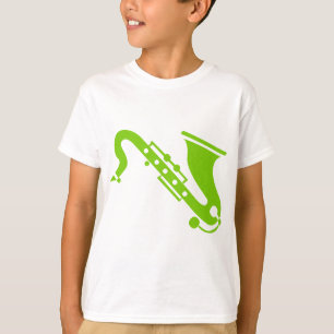 Saxophone - Martian Green T-Shirt