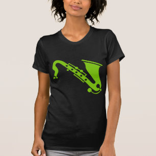 Saxophone - Martian Green T-Shirt