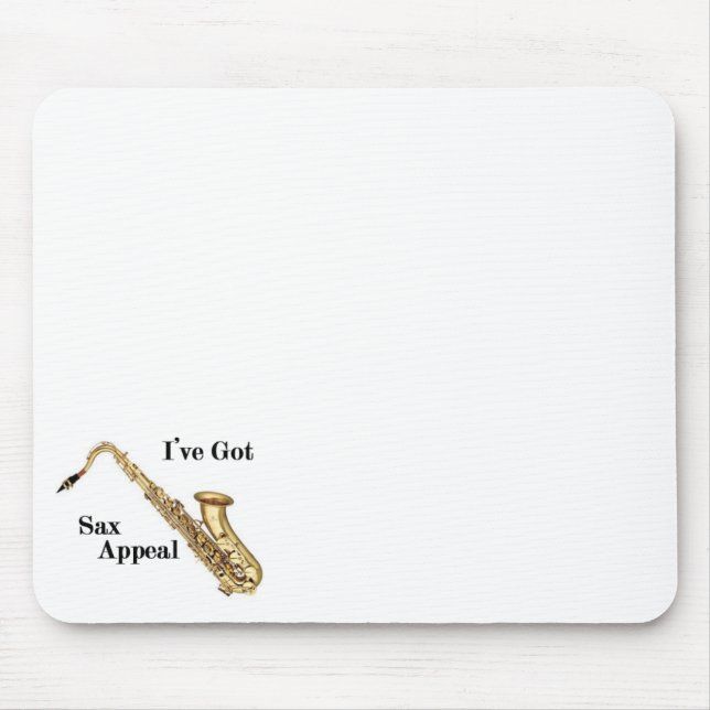 Saxophone Mouse Pad (Front)