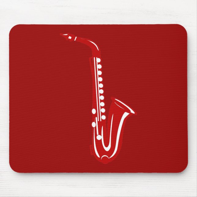 Saxophone Mouse Pad (Front)
