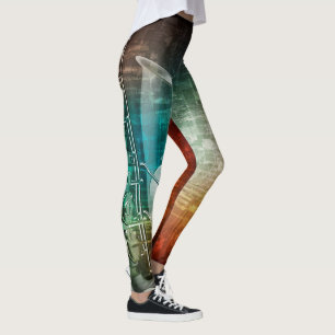 Saxophone Music Leggings