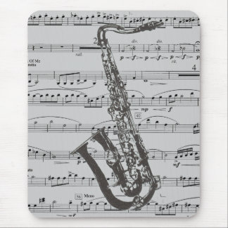 Saxophone Music Mouse Pad