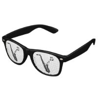 Saxophone Music Retro Party Sunglasses